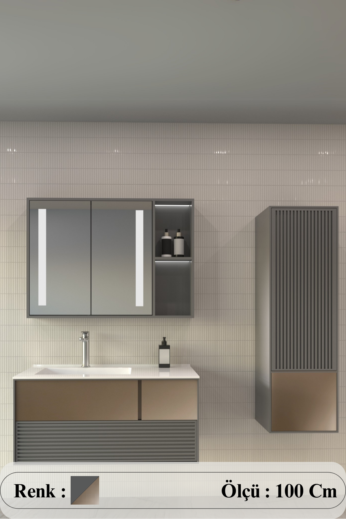 Boneta Banyo Dolabı