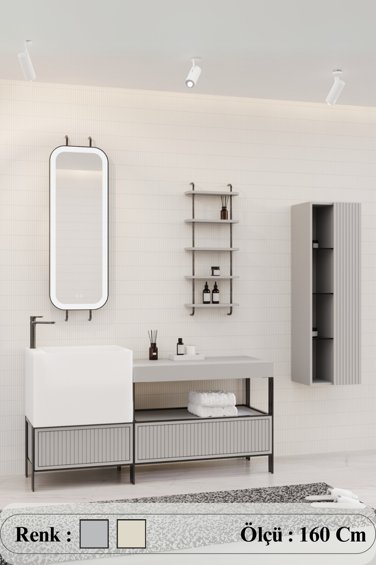 Greta Banyo Dolabı