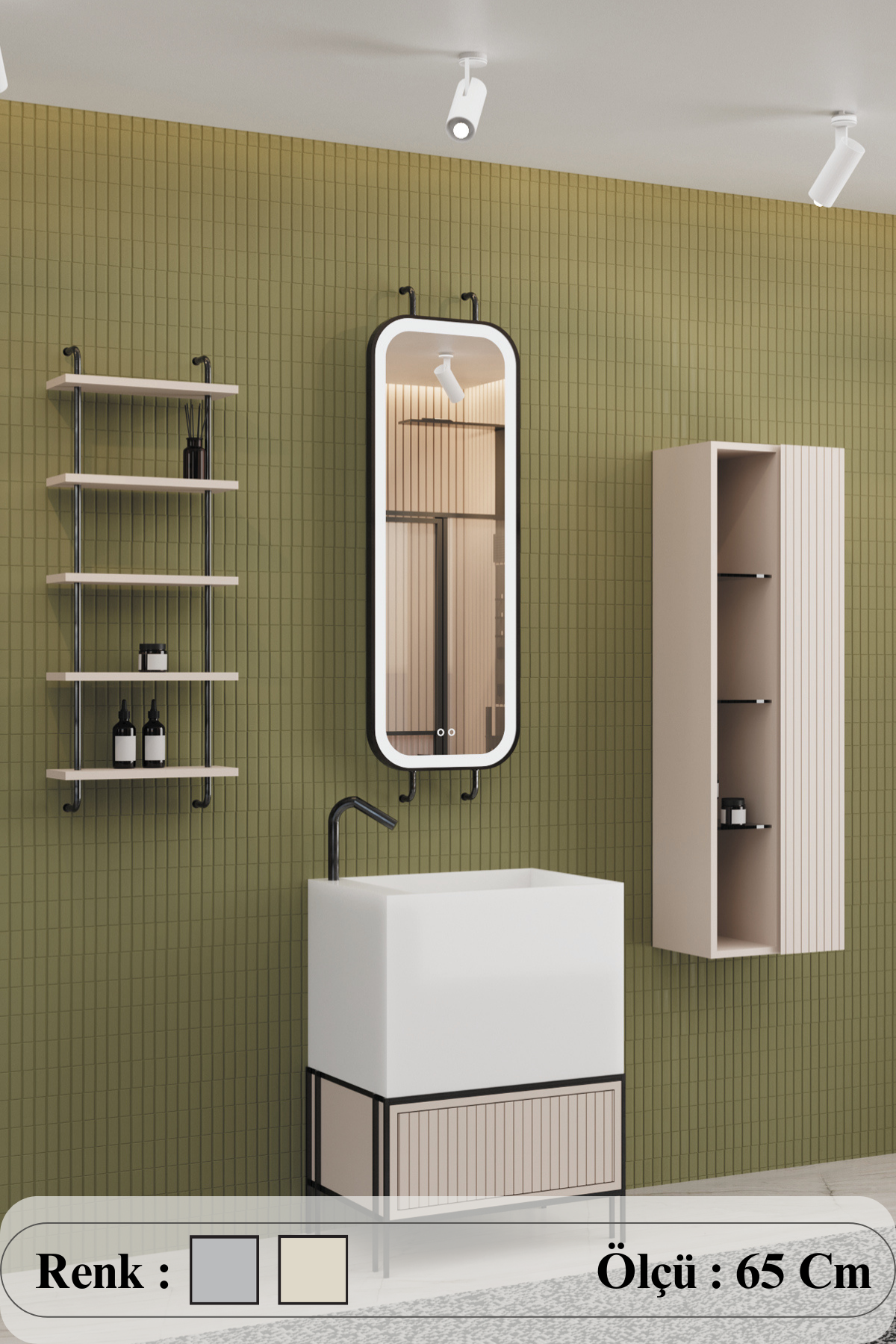 Greta Banyo Dolabı