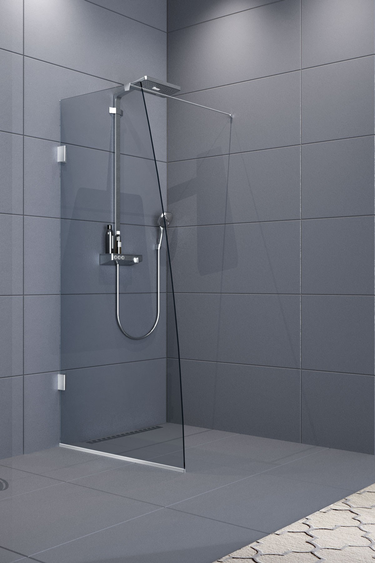 NETDEKO MOVE KROM PROFİL MENTEŞELİ CAM DUŞAKABİN