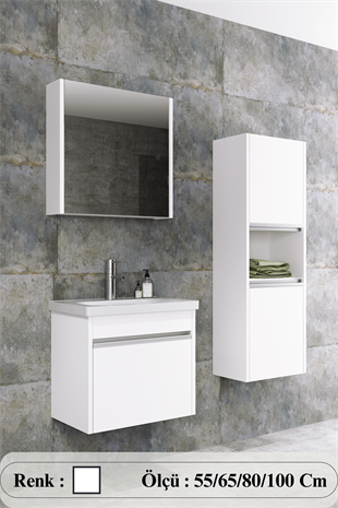 Begonya Banyo Dolabı