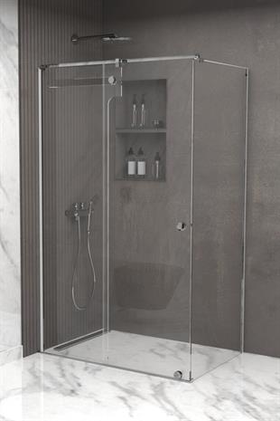 Brillanz Temperli 6 mm Dikdörtgen Cam Duşakabin