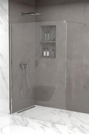 MELIA 8 MM SİYAH PROFİL MENTEŞELİ CAM DUŞAKABİN