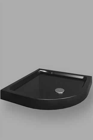 NETDEKO MİLA OVAL MONOBLOK SİYAH DUŞ TEKNESİ