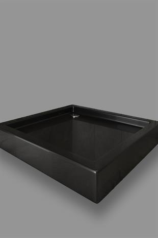 NETDEKO  SUBİA  KARE MONOBLOK SİYAH DUŞ TEKNESİ