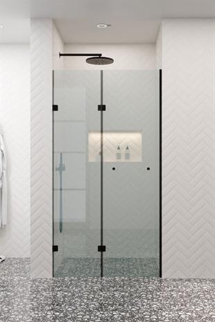 Vontar Temperli 6 mm Ön Cephe Menteşeli Katlanır Cam Duşakabin  