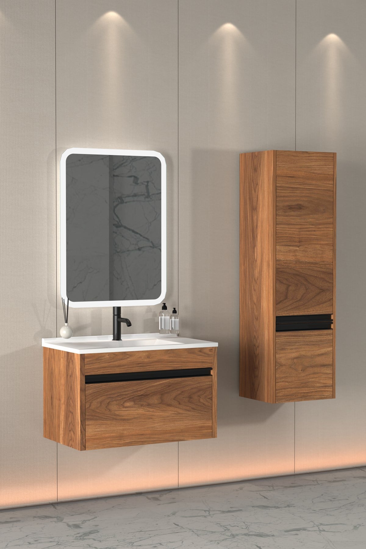DUENOS 75 CM BANYO DOLABI (BOY DOLAP DAHİL)