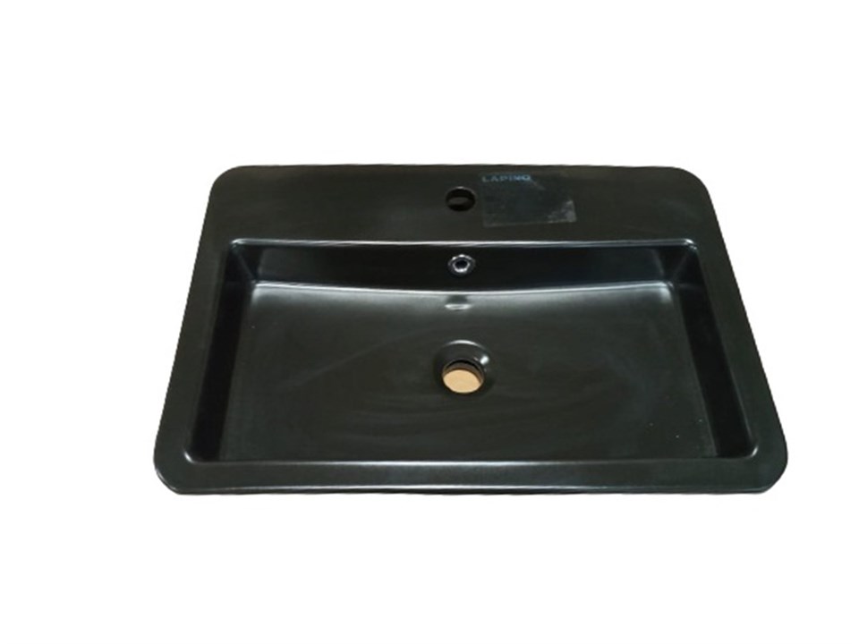 Esvit Contour 60x40 cm Mat Siyah Lavabo (61060)