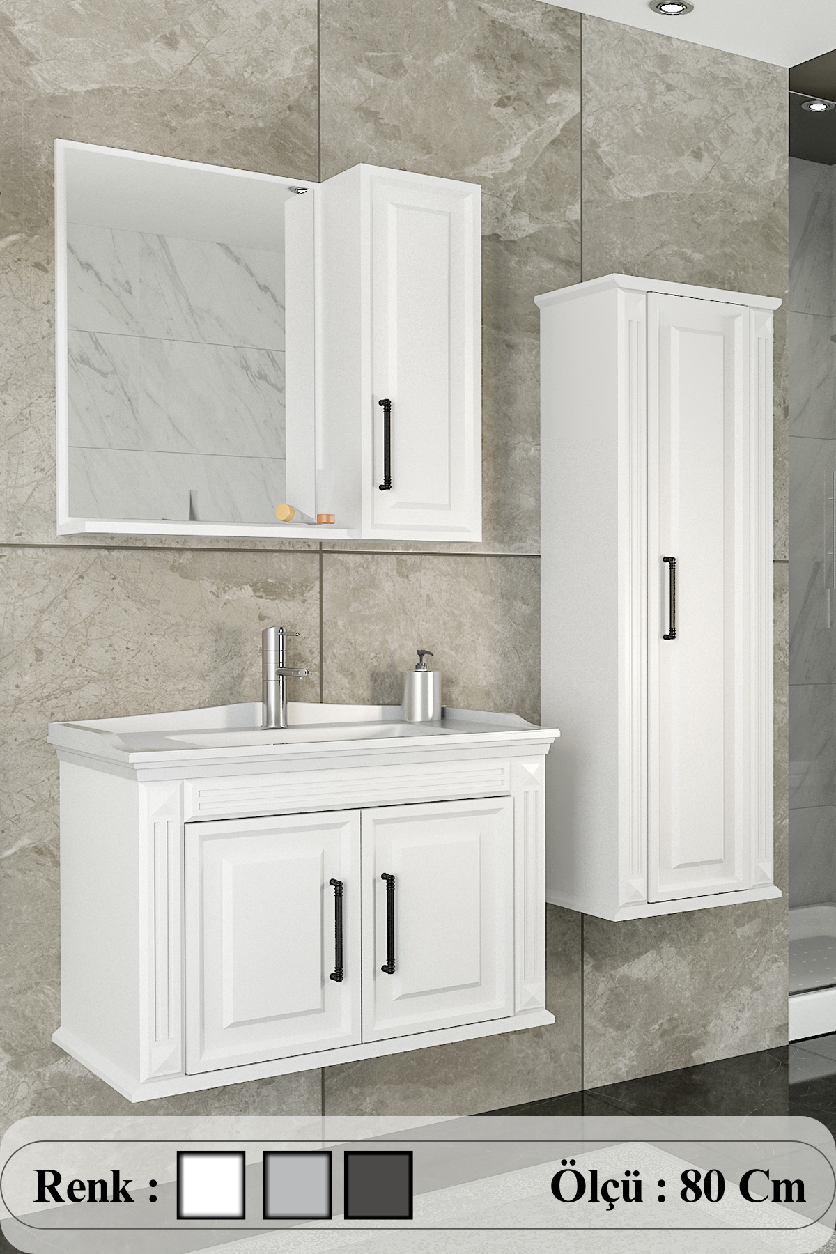 Milano Banyo Dolabı