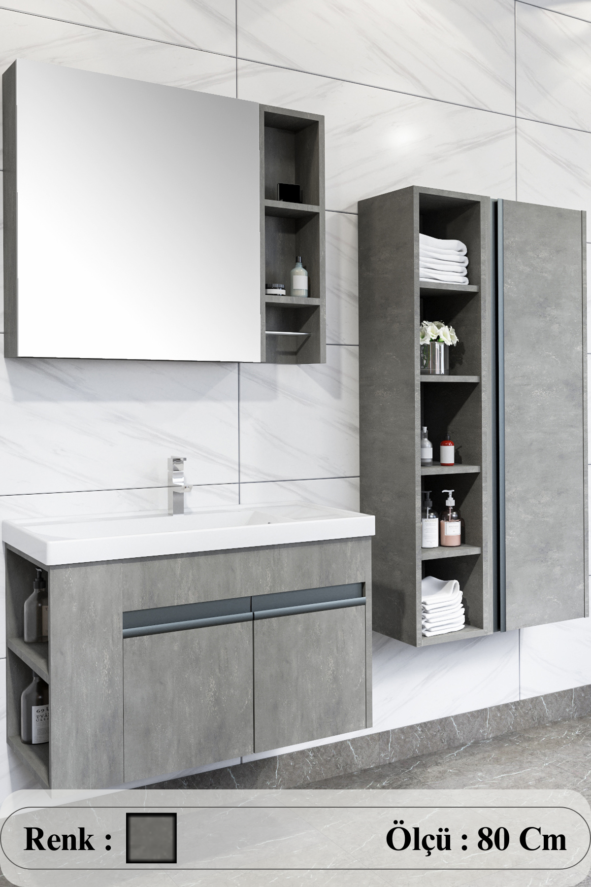 Roma Banyo Dolabı 