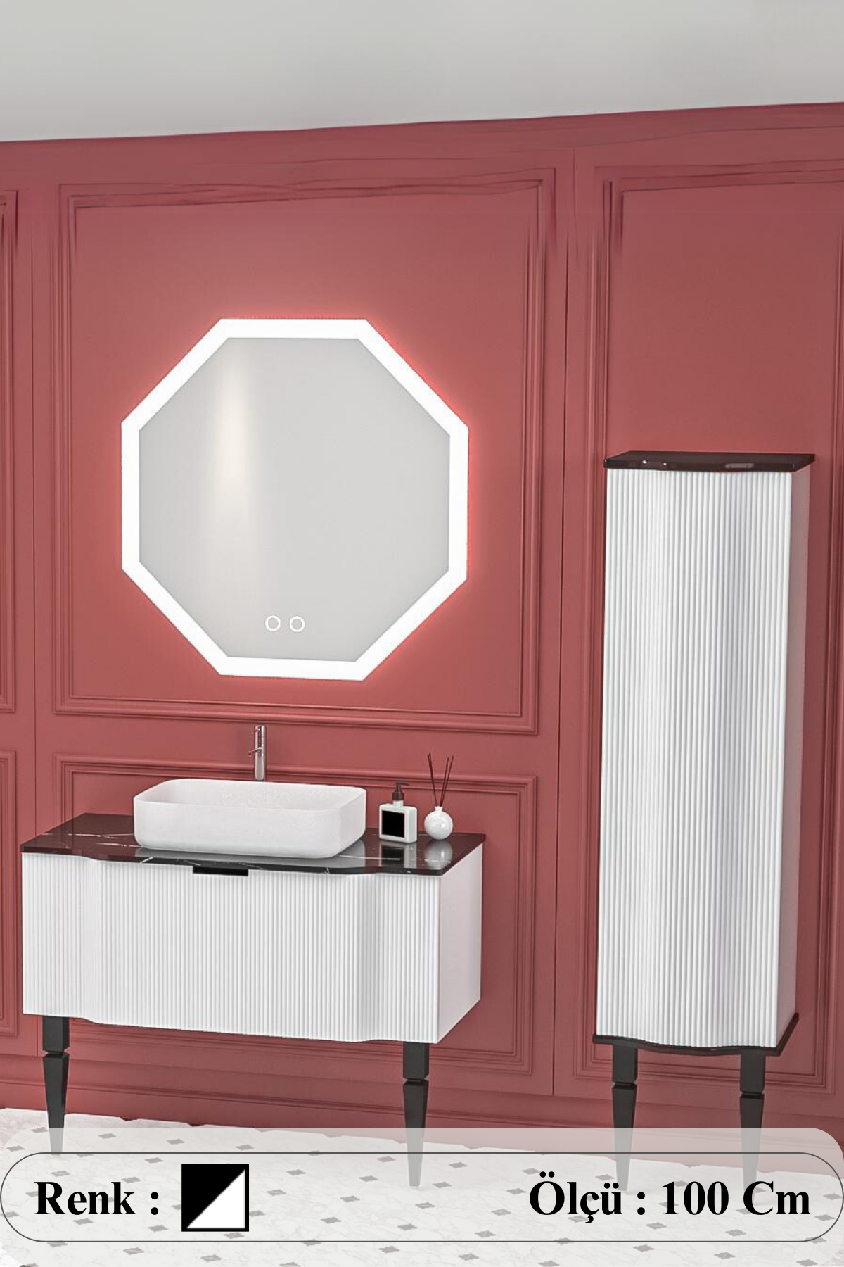 Royal 100 Cm Banyo Dolabı