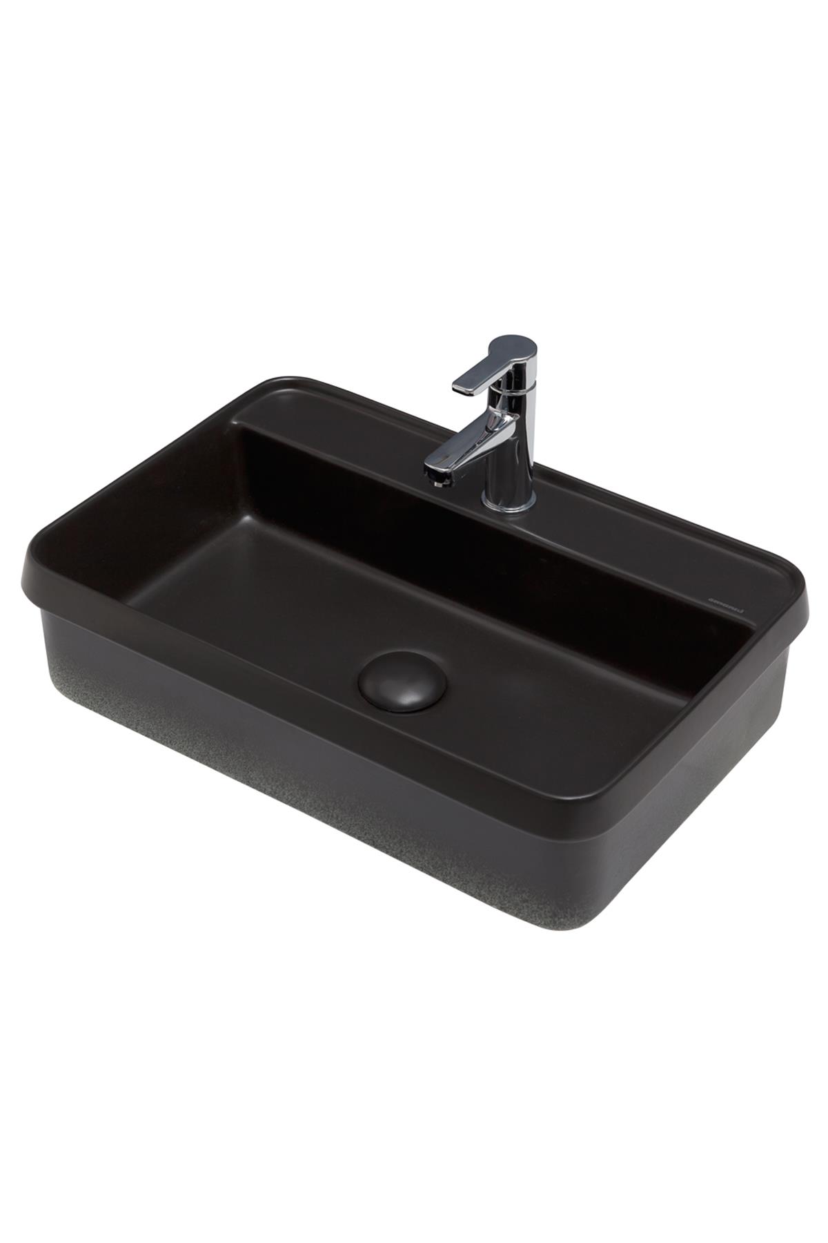 Smanni Lyra 60 cm Siyah Lavabo