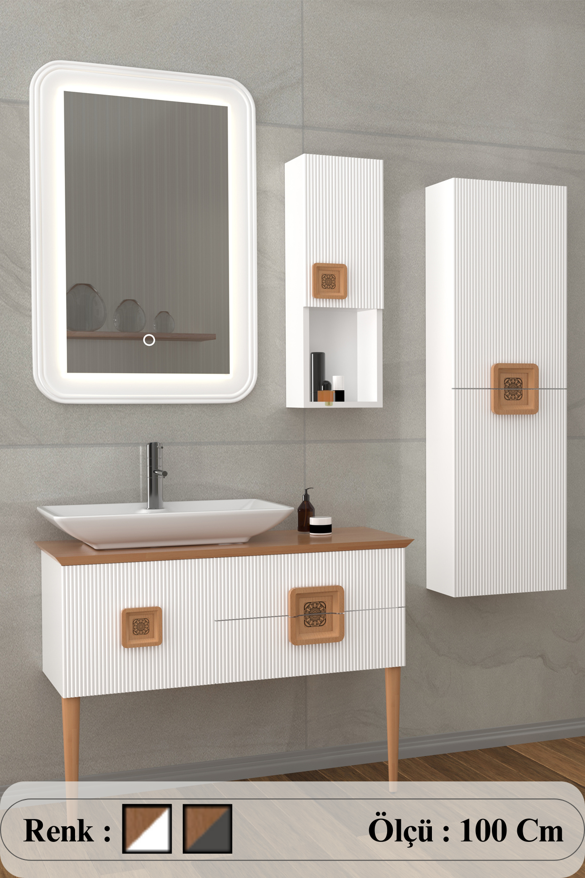 Zürih Banyo Dolabı