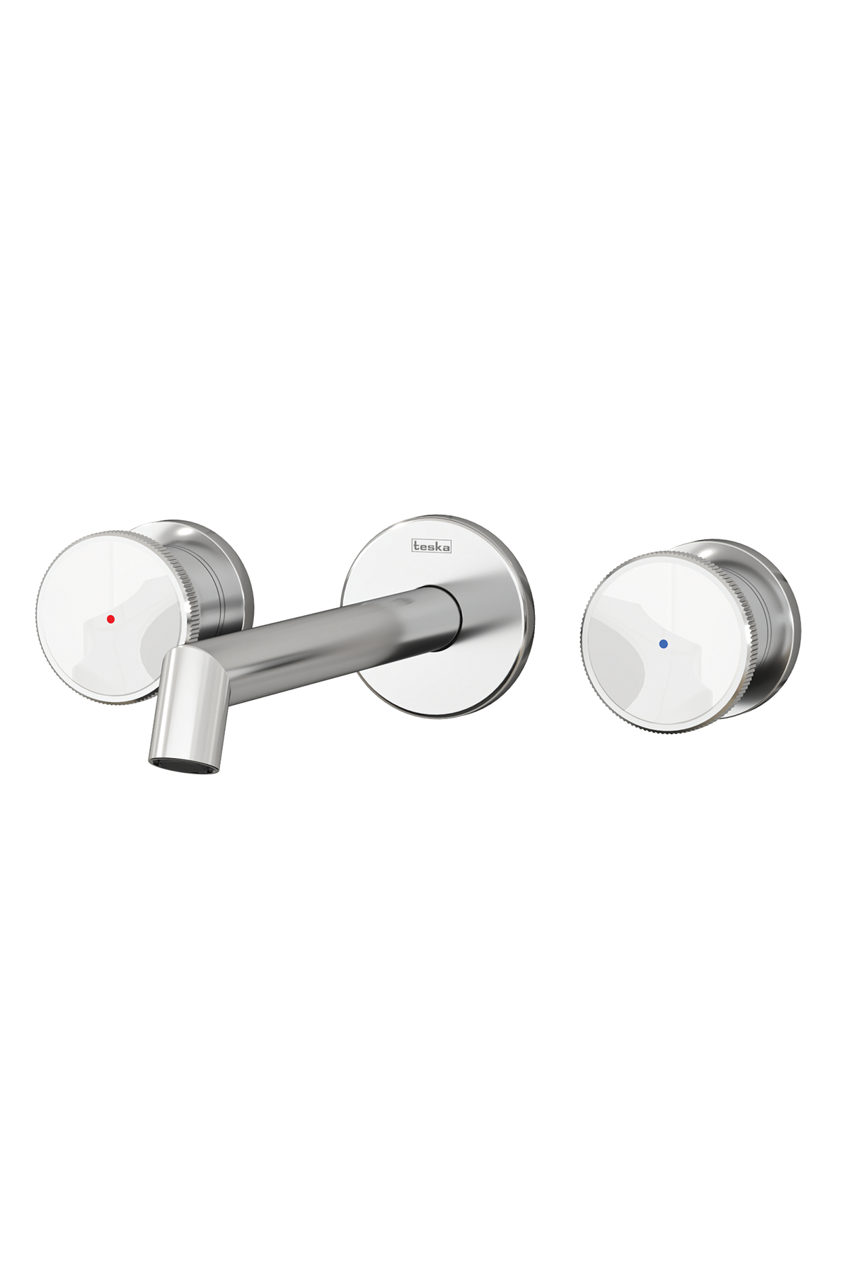 TeskaTeska Grande Shine Lavabo Bataryası-Beyaz CamlıE 5320