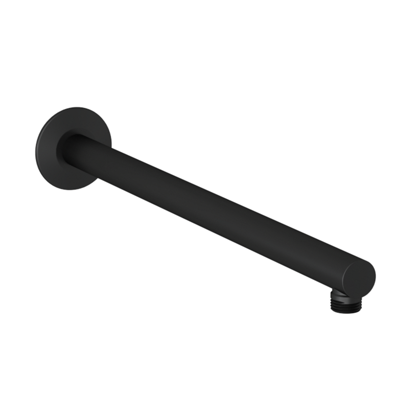 TeskaTeska Q25*40cm Duvardan Tepe Duş Borusu-Full SiyahAKS 3005