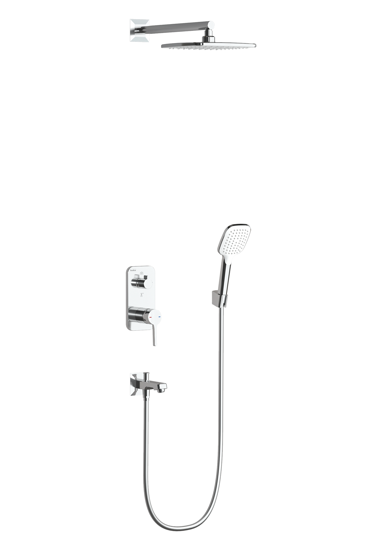 TeskaTeska Agora İki Yönlü Duş Seti-KromAS 2301