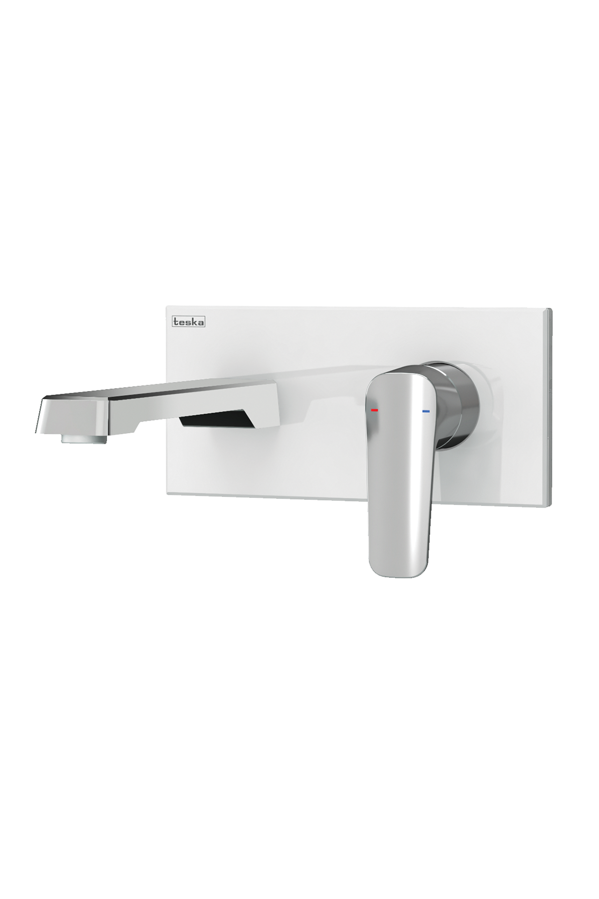 TeskaTeska Quasar Lavabo Bataryası-Beyaz CamlıE 5100W