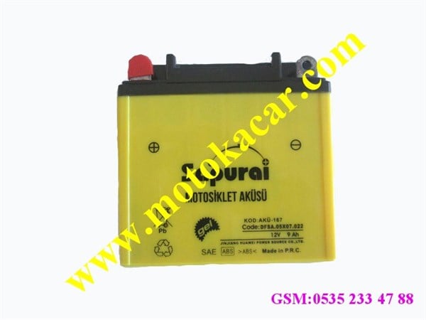 AKÜ 12V9AH SAPURAİ