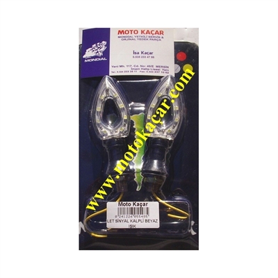 LED SİNYAL KALPLİ BEYAZ IŞIK