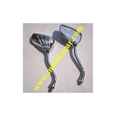 MODİFİYE AYNA EL DESENLİ NİKEL KIRMIZI MAVİ SARI NİKELAJ