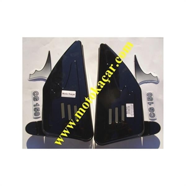 KUBA SPORT SİYAH KIRMIZI SAĞ SOL YAN KAPAKLAR