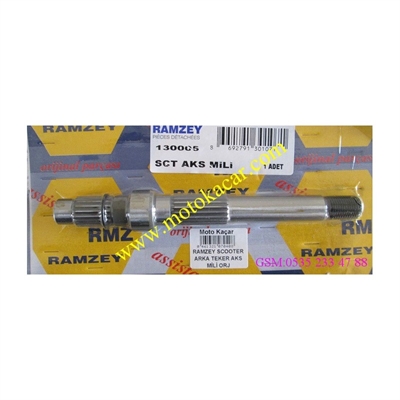 RAMZEY SCOOTER ARKA TEKER AKS MİLİ ORJİNAL