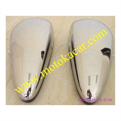 ÇELİK CHOPPER CROWN DEPO ALTI YAN DEKOR KAPAKLAR SAĞ SOL TAKIM NİKELAJ