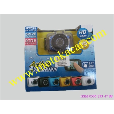 MOTOSİKLET BİSİKLET KASK KAMERASI
