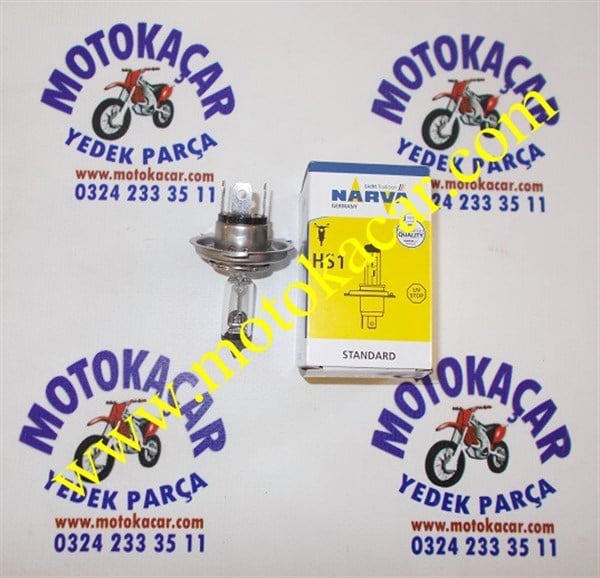 MOTOSİKLET ÖN FAR AMPULÜ NARVA H4 12V35/35W GEMANY 