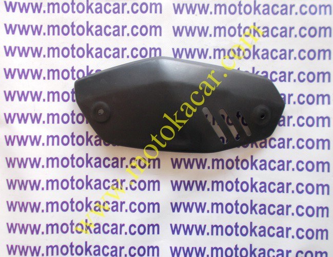 TVS Ntorq 125 Egzoz Dekor Kapağı üst Siyah Orijinal