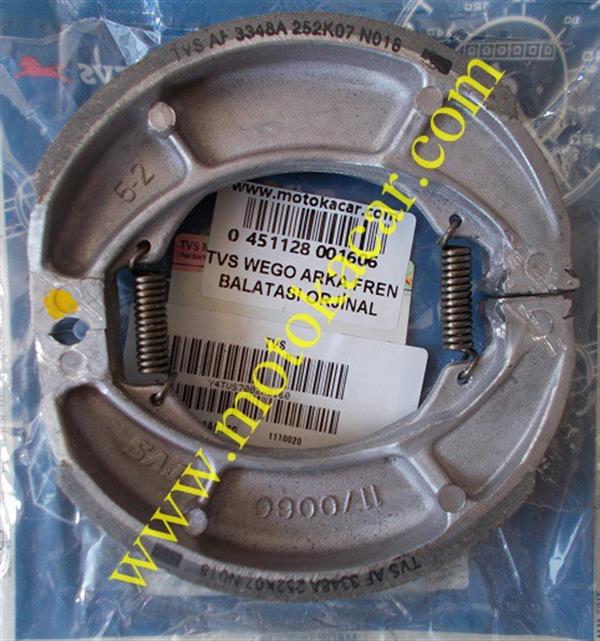 TVS WEGO ARKA FREN BALATASI ORJİNAL