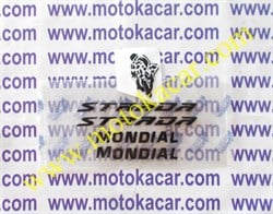 Mondial Strada 125 Etiket Seti Orijinal