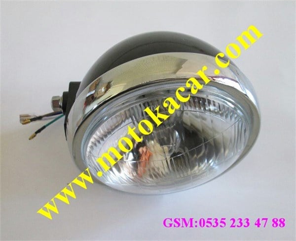 E-BIKE STMAX ÖN FAR SİYAH YANDAN VİDALI