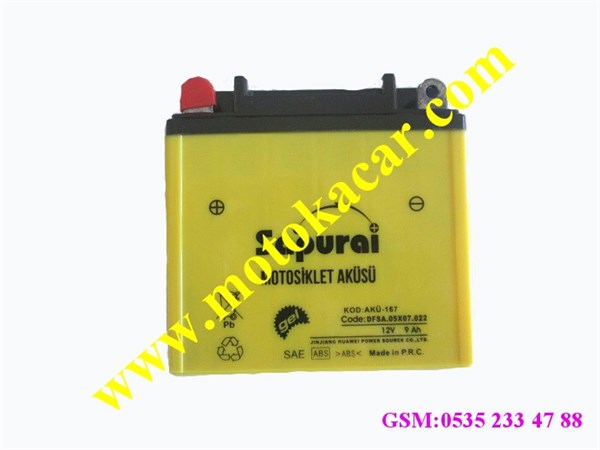 AKÜ 12V9AH SAPURAİ