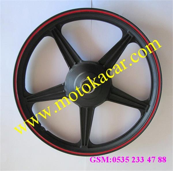 CG KUBA ÖN JANT SİYAH KIRMIZI ÇİZGİLİ KM125-6 ORJİNAL