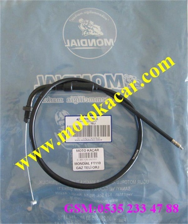 MONDİAL FT 110 GAZ TELİ ORJİNAL
