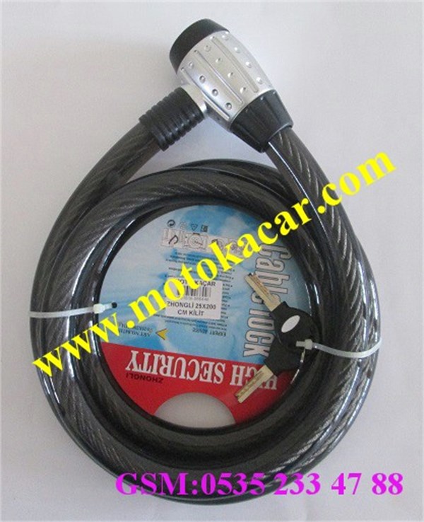 MOTOSİKLET ZHONGLİ 25X200 CM KİLİT 