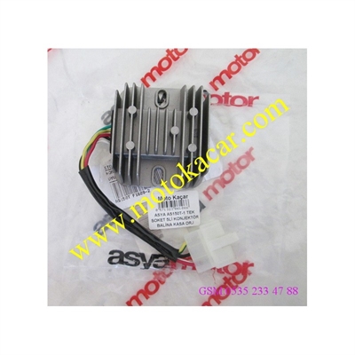 ASYA AS150T-1 TEK SOKET 5Lİ KONJEKTÖR BALİNA KASA ORJİNAL