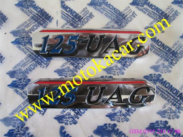 MONDİAL UAG 125 YAN KAPAK AMBLEMİ TAKIM ORJİNAL