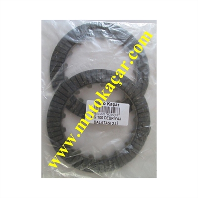 CG 100 DEBRİYAJ BALATASI 2.Lİ