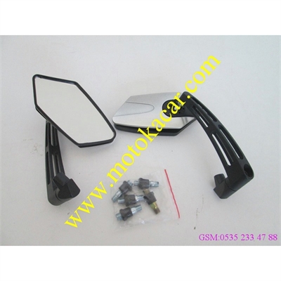 MODİFİYE AYNA KIRMIZI GRİ MONSTER