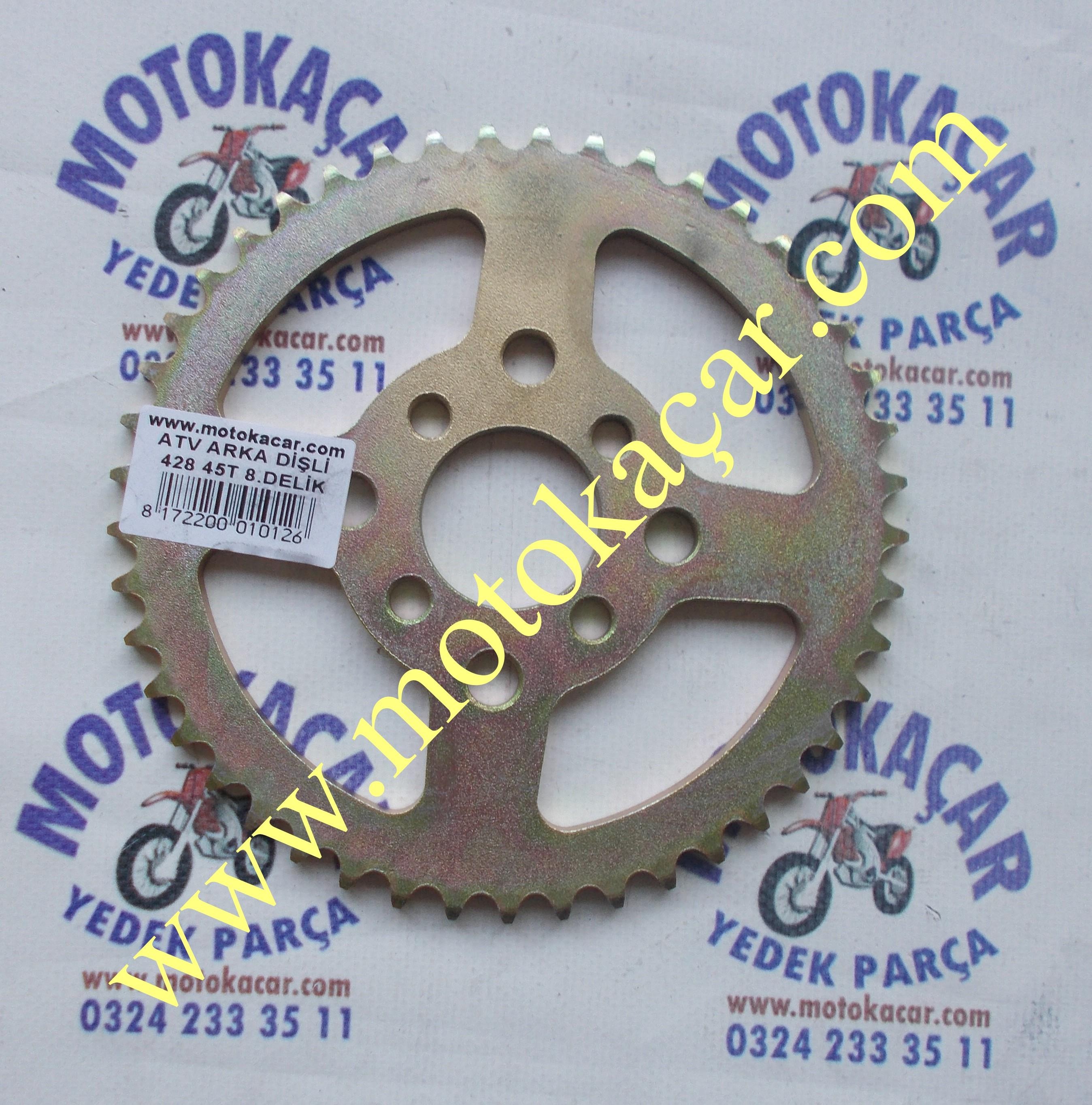 ATV ARKA DİŞLİ 428 45T 8.DELİK