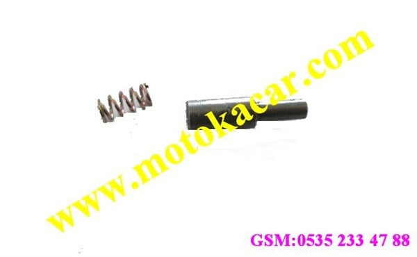 MONDİAL 125 MH ÜST KAPAK STOPER GERGİ PİMİ + YAYI ORJİNAL