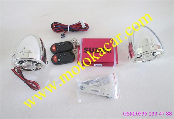MOTOSİKLET SUZUKİ MP3 RADYO ALARM SETİ