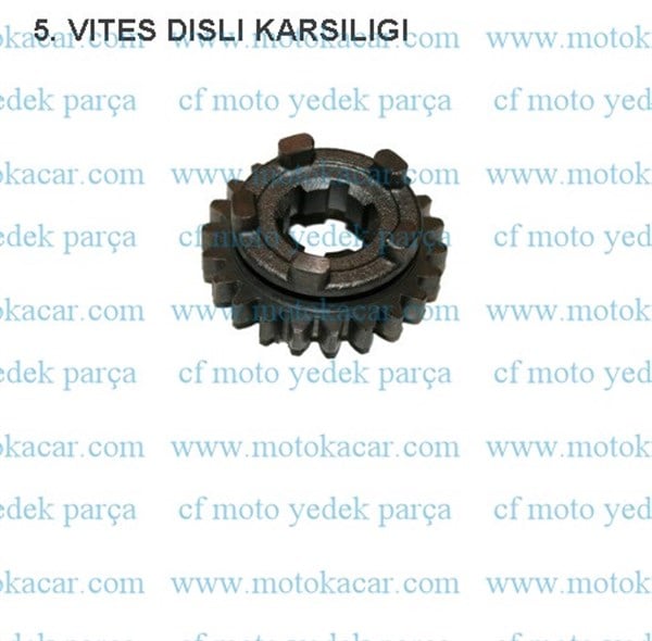 CF MOTO 150 NK 5. VİTES DİŞLİ KARŞILIĞI ORJİNAL