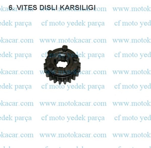 CF MOTO 150 NK 6. VİTES DİŞLİ KARŞILIĞI ORJİNAL