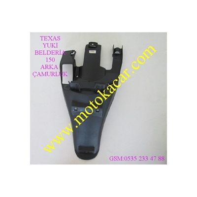 SCOOTER TEXAS YUKİ 150 ARKA ÇAMURLUK