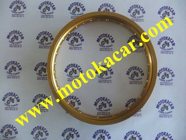 CROSS 18X2,15 JANT ÇEMBERİ ALÜMİNYUM SARI