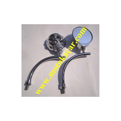 MODİFİYE AYNA KURU KAFA DESENLİ NİKEL