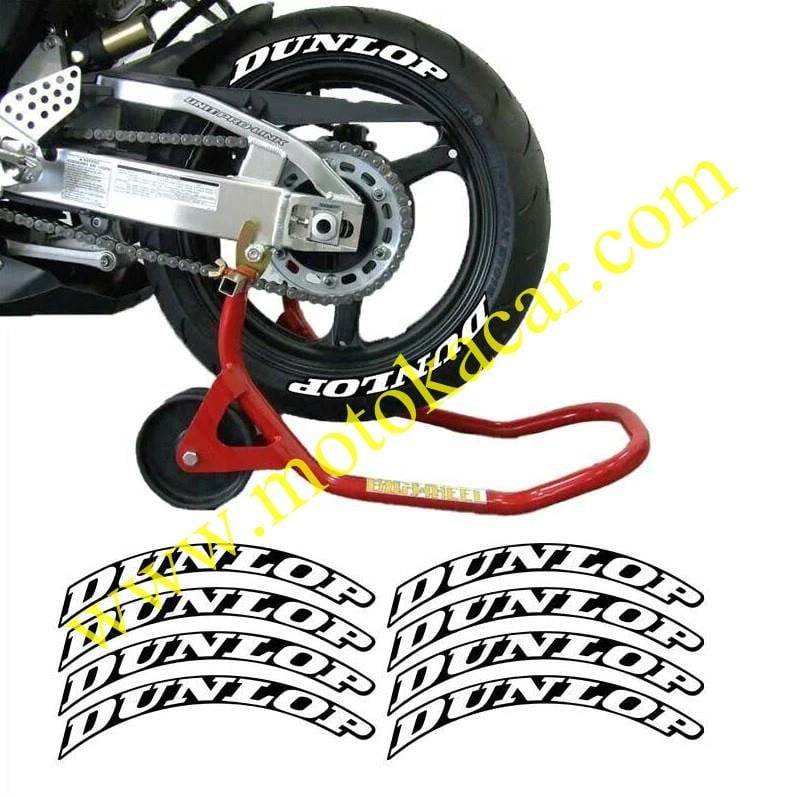 DUNLOP LASTİK YAZISI BEYAZ